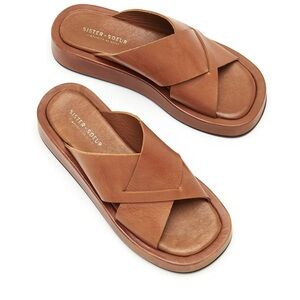 SOLD Sister x Soeur Fergie Sandal in Tan Colour in size 39 (9US)
